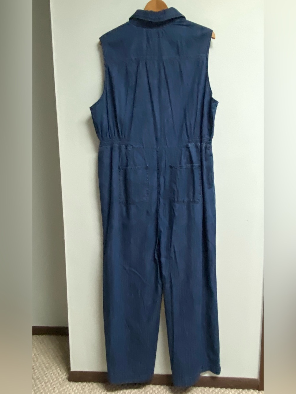 NWT ABSOLUTELY ADORABLE TORRID DENIM JUMPSUIT - 16 REGULAR - Picture 9 of 13